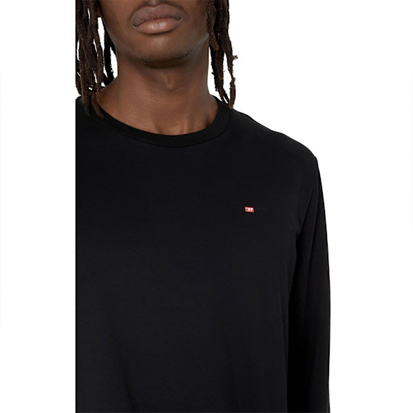Diesel Långärmad T-shirt Diegor Microdiv Svart M Man