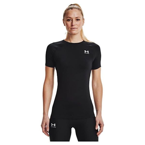 Under Armour Hg Authentics Comp Lyhythihainen T-paita Musta L Nainen