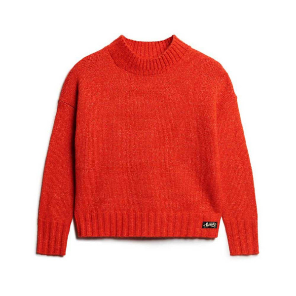 Superdry Essential Tröja Orange M Kvinna