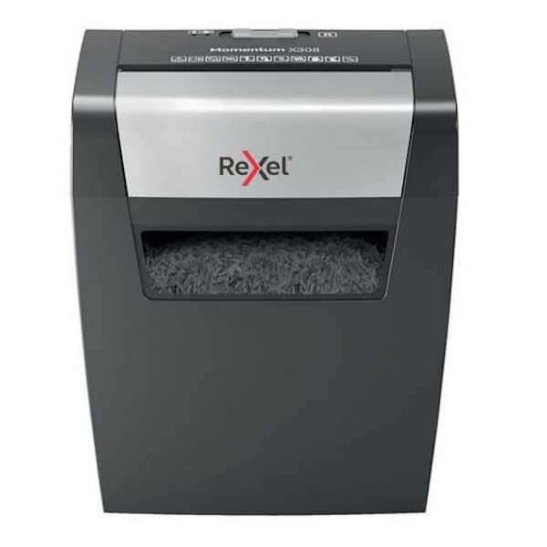 Rexel Knusered Momentum X308 Sort One Size / EU Plug