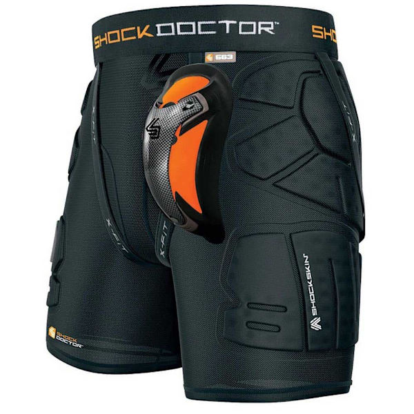 Shock Doctor Ultra Pro Shockskin Relaxed Fit Impact Protector Sort L