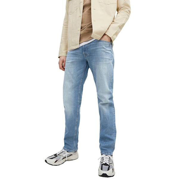 Jack & Jones Jeans Mike Original 011 Pcw Blå 30 / 34 Man