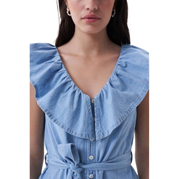 Salsa Jeans Romper Fit & Flare Macroprint C/shell Blå L Kvinna