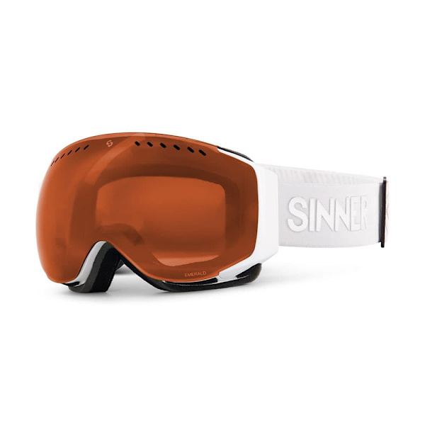 Sinner Emerald Skidglasögon  Double Full Green Mirror Vent/CAT3