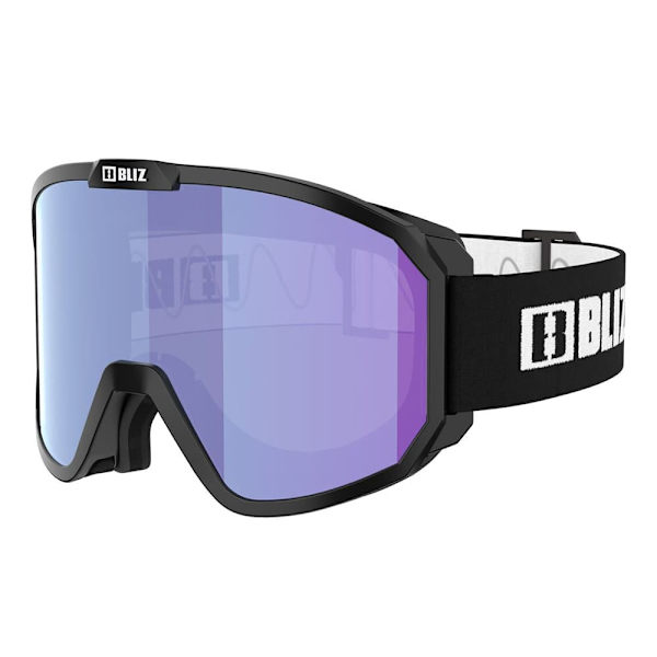 Bliz Rave Jr Skibriller Sort Light Orange w Blue Multi/CAT1