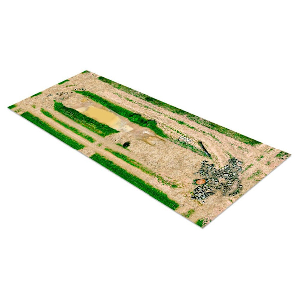 Crawler Park Rc Circuit Matto Kaukosäädin 200x70 Cm 1/24 Monivärinen