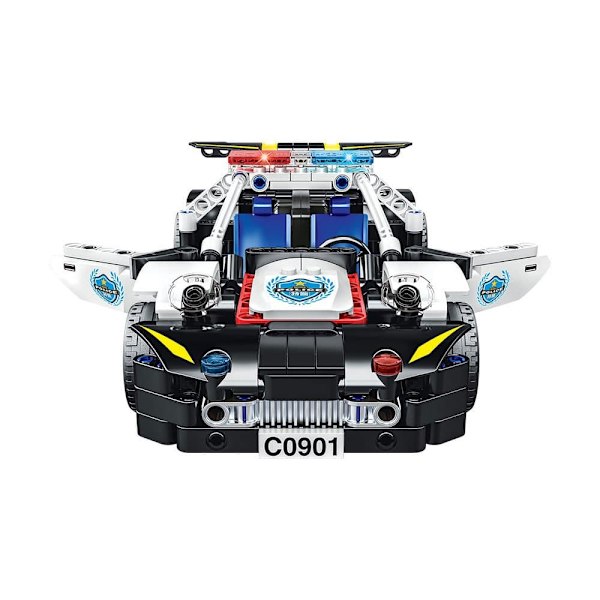 Giros Polisbilskonstruktionsspel Technic Swat Silver