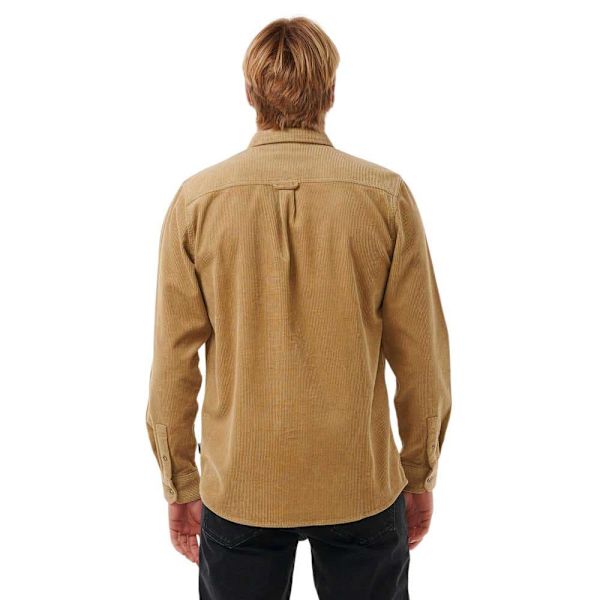 Rip Curl Classic Surf Cord Skjorte Med Lange ærmer Brun M Mand