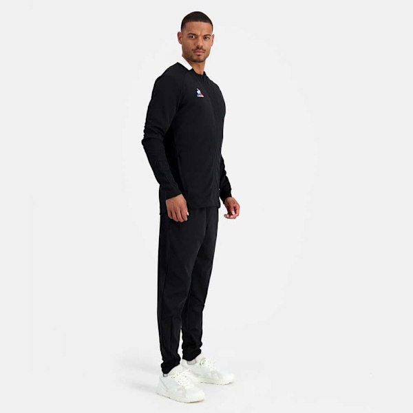 Le Coq Sportif 2220031 N°2 Training Sweatshirt Med Lynlås Sort S Mand