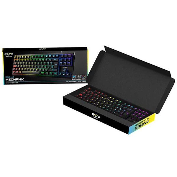 Energy Sistem Gaming Mekanisk Tastatur Esg K6 Mechanik Sort Spanish QWERTY