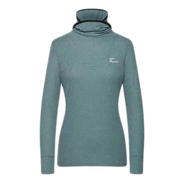 CafÉ Du Cycliste Flore Langærmet Baselayer Grøn S Kvinde