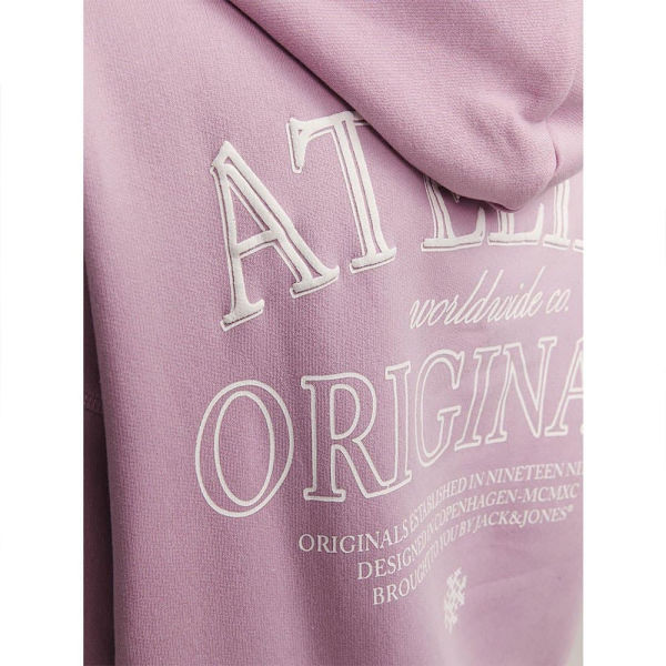 Jack & Jones Santorini Graphic Hættetrøje Rosa 2XL Mand