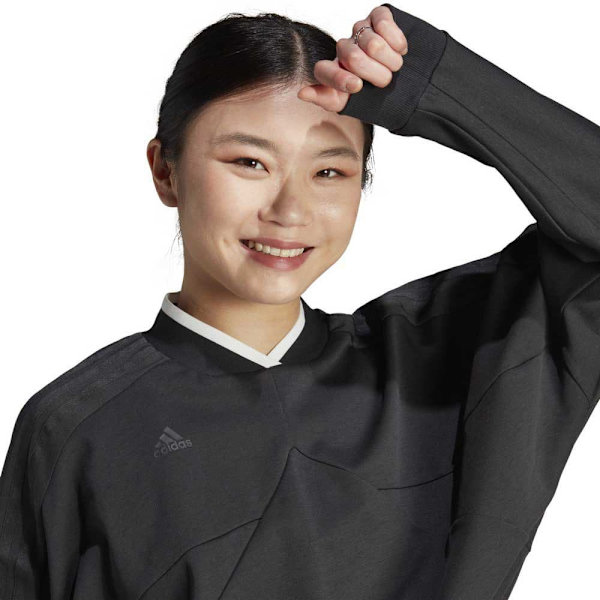 Adidas Sweatshirt Tiro Sort S Kvinde