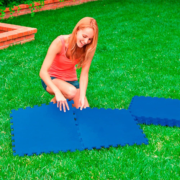 Intex Poolgolvskydd Blå 50 x 50 x 1 cm