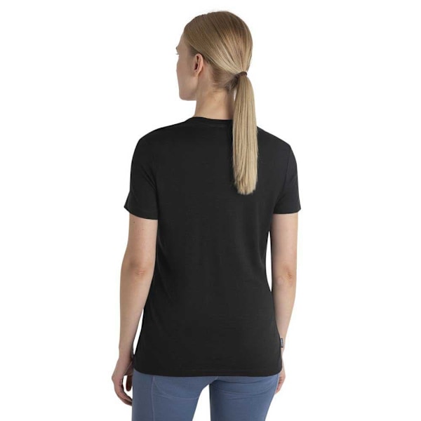 Icebreaker Merino 150 Tech Lite Iii Camping Circle Lyhythihainen T-paita Musta M Nainen