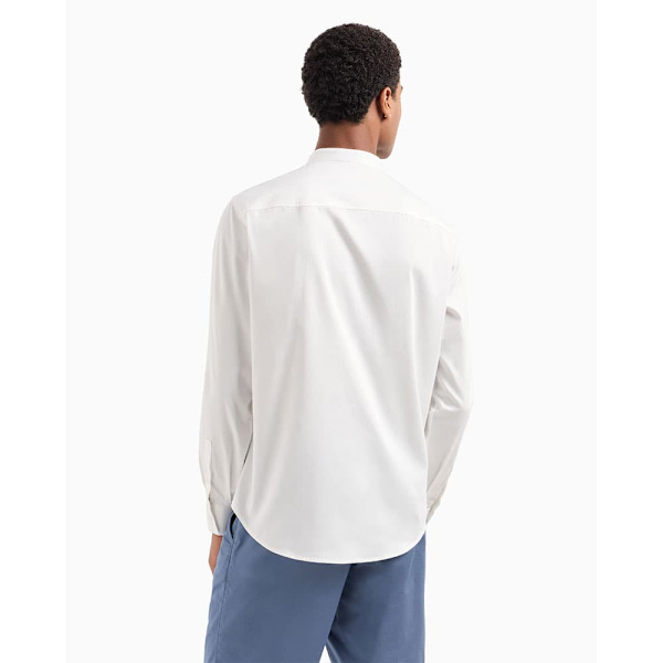 Armani Exchange Xm000017_af10192 Skjorte Med Lange ærmer Hvid M Mand