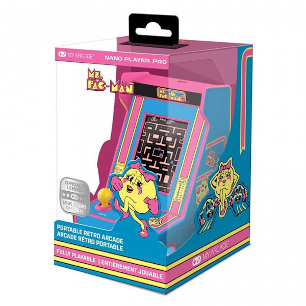 My Arcade Retro Konsol Nano Player Ms Pacman 4.5´´
