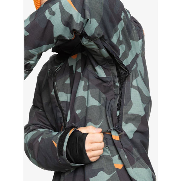 Quiksilver Mission Printed Takki Harmaa S Mies