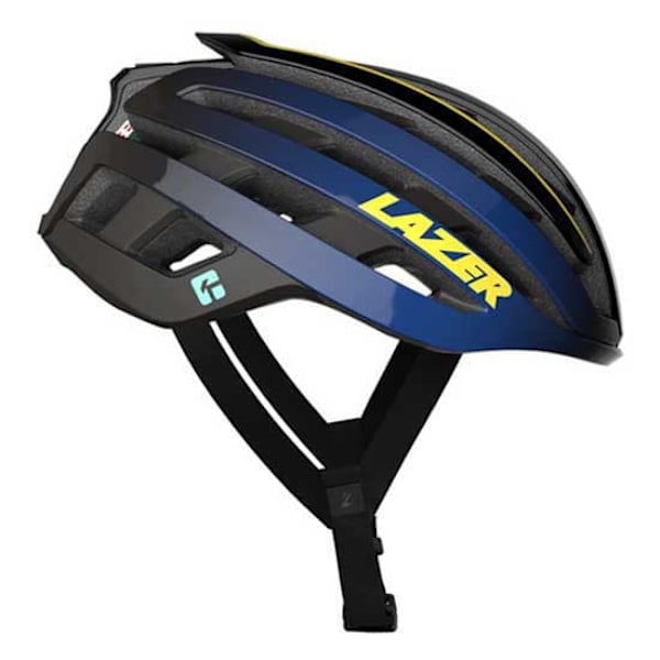 Lazer Z1 Kineticore + Aeroshell Hjelm Blå,Sort M