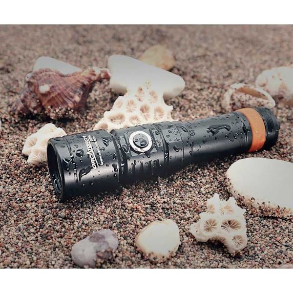 Orcatorch Led Lommelygte D710 Sort 3000 Lumens