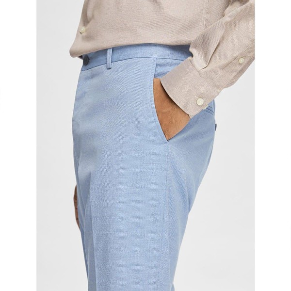 Selected Cedric Structure Slim Fit Puvunhousut Sininen 48 Mies