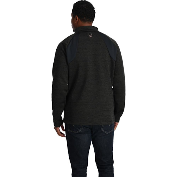 Spyder Fleece Med Fuld Lynlås Encore Sort S Mand