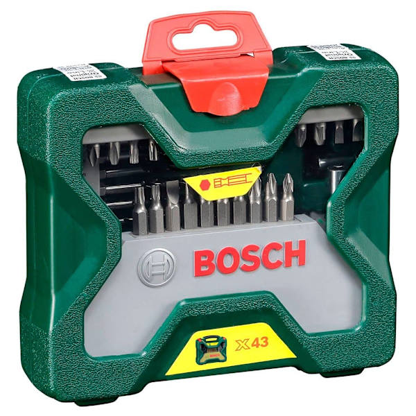 Bosch Professional X-line Hexagonal 43 Stykker Brun,Søvfarvet