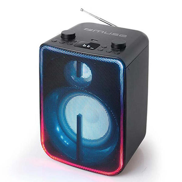 Muse Bluetooth Højttaler M-1802 Dj Grå Sort