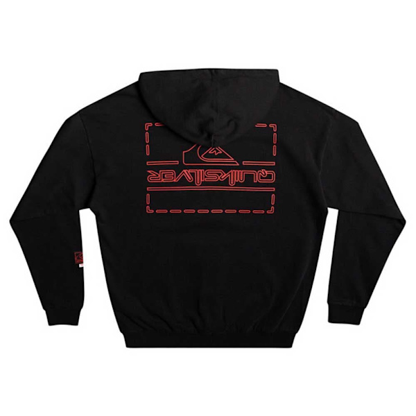 Quiksilver Hættetrøje Upside Down Sort XS Mand