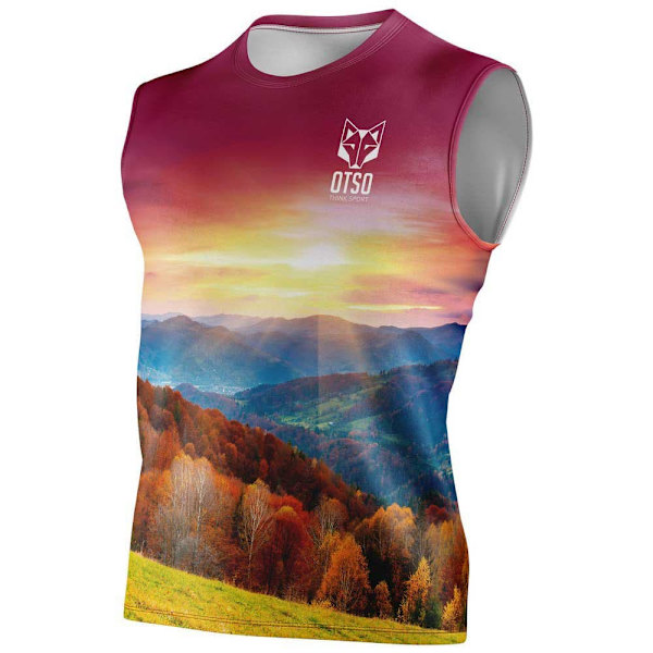 Otso Ärmlös T-shirt Singlet Flerfärgad M Man