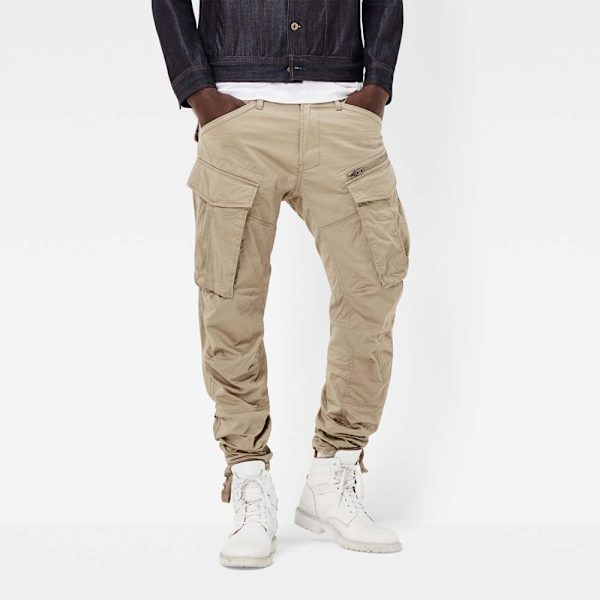 G-star Byxor Rovic Zip 3d Tapered Beige 32 / 30 Man