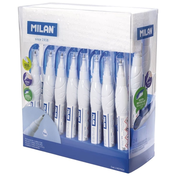 Milan Låda Correction Fluid Pen 24 7 Ml Durchsichtig