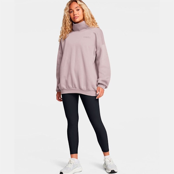 Under Armour Icon Fleece Oversized Mock Crew Tröja  S Kvinna