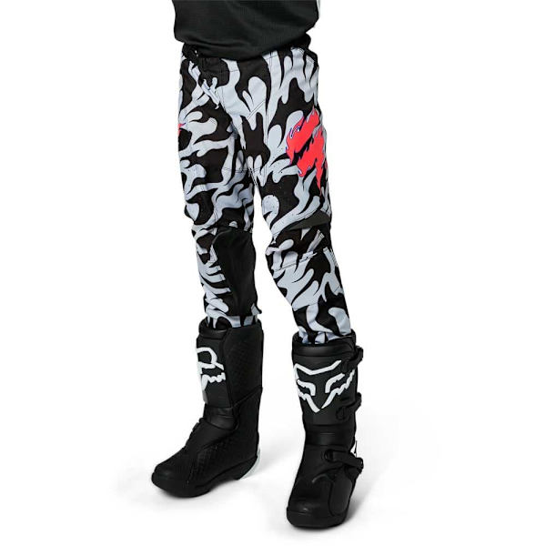 Fox Racing Mx White Label Flame Terrängbyxor Flerfärgad 8 Years Pojke
