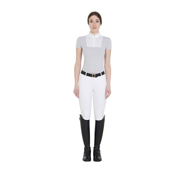 Equestro Mariam Kortärmad Polotröja Grå XS