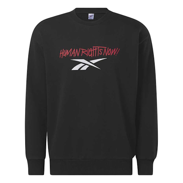 Reebok Classics Sweatshirt Human Rights Now! Fitted Sort S Mand