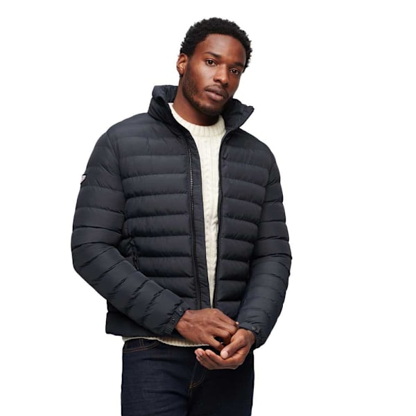 Superdry Vadderad Jacka Fuji Embroidered Blå S Man