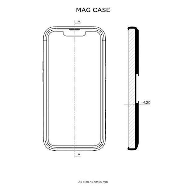 Quad Lock Mobilskal Mag Iphone 13 Pro Silver
