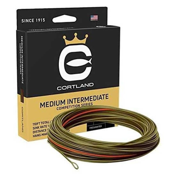 Cortland Medium Intermediate 33 M Fluefiskesnøre Gylden Line 6-7