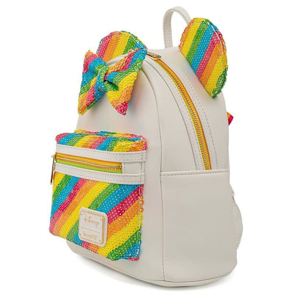 Disney Loungefly Minnie Rainbow 26 Cm Vit