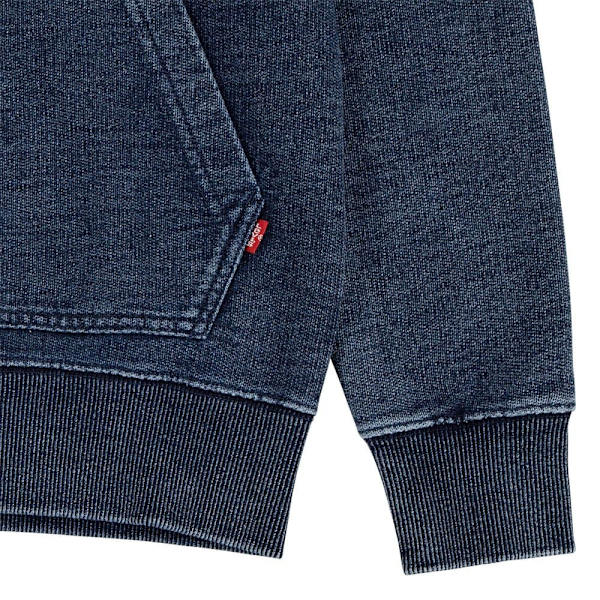 Levi´s ® Kids Indigo Sweatshirt Med Dragkedja Blå 12 Months Pojke