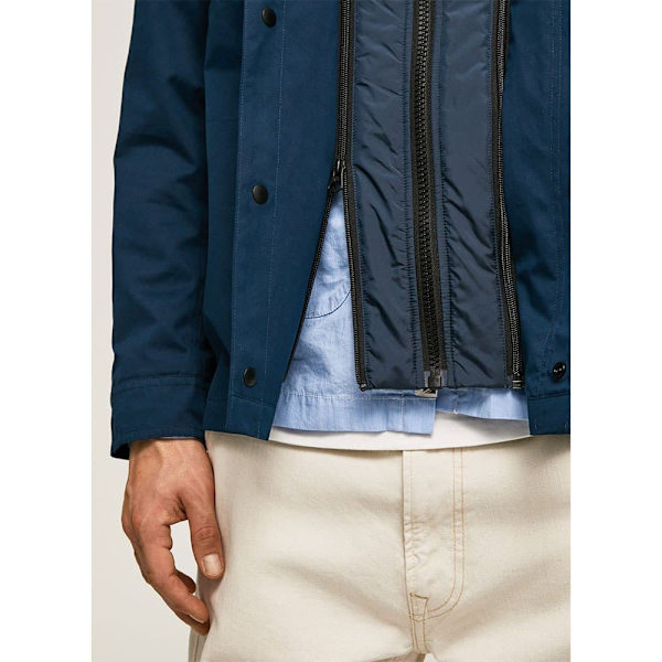 Pepe Jeans Parka Carson Blå S Mand