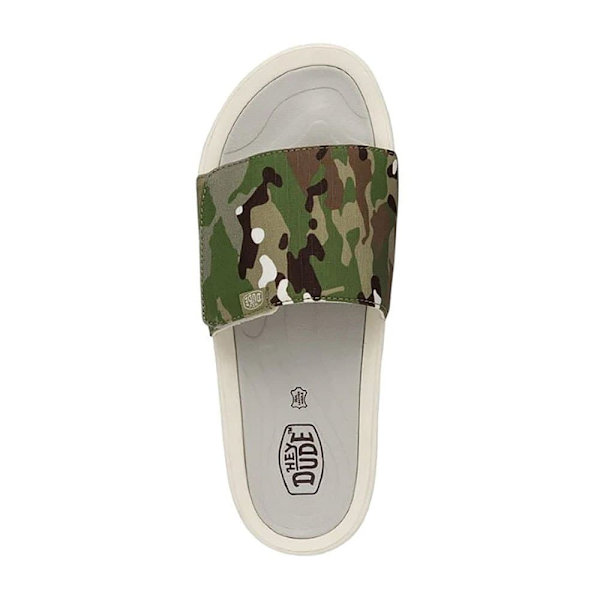 Hey Dude Slides Phoenix Camo Grönt EU 41 Man