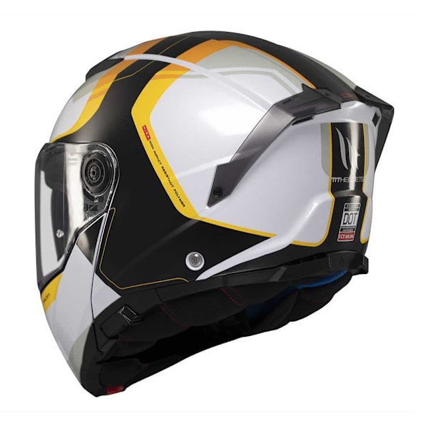 Mt Helmets Atom Ii Sv Emalla Modulær Hjelm Sort XL