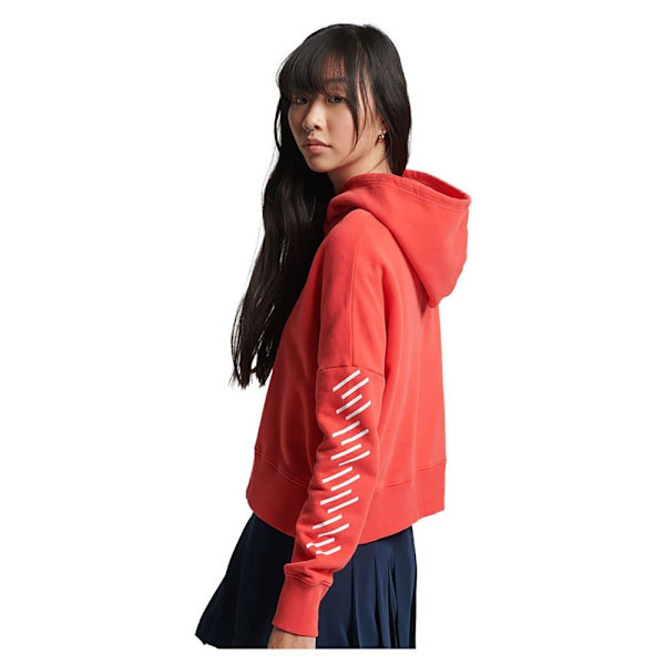Superdry Luvtröja Code Core Sport Crop Box Orange L Kvinna