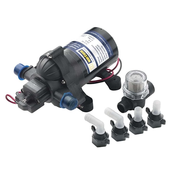 Vetus Vandtrykspumpe 8 L/min 24v Sort