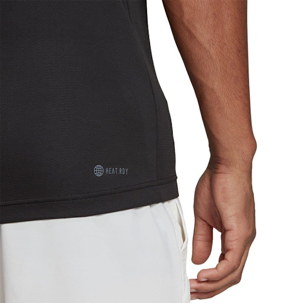 Adidas Kortärmad Piké T Freelift Svart S Man