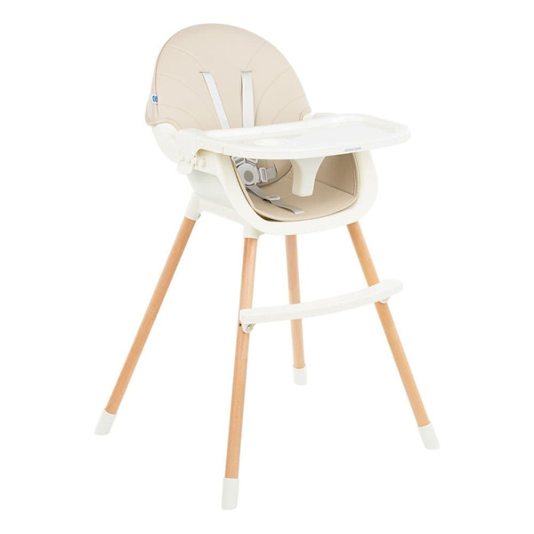 Kikkaboo I 2 1 Nutri Trä Barnstol Beige