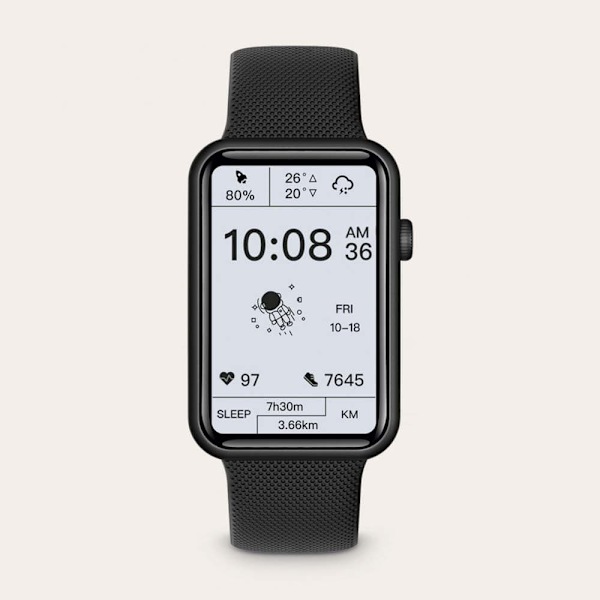 Ksix Smart Klocka Tube Silver
