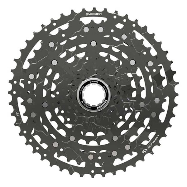 Shimano Kasetti Cues Lg400-10 Hopeinen 10s / 11-48t